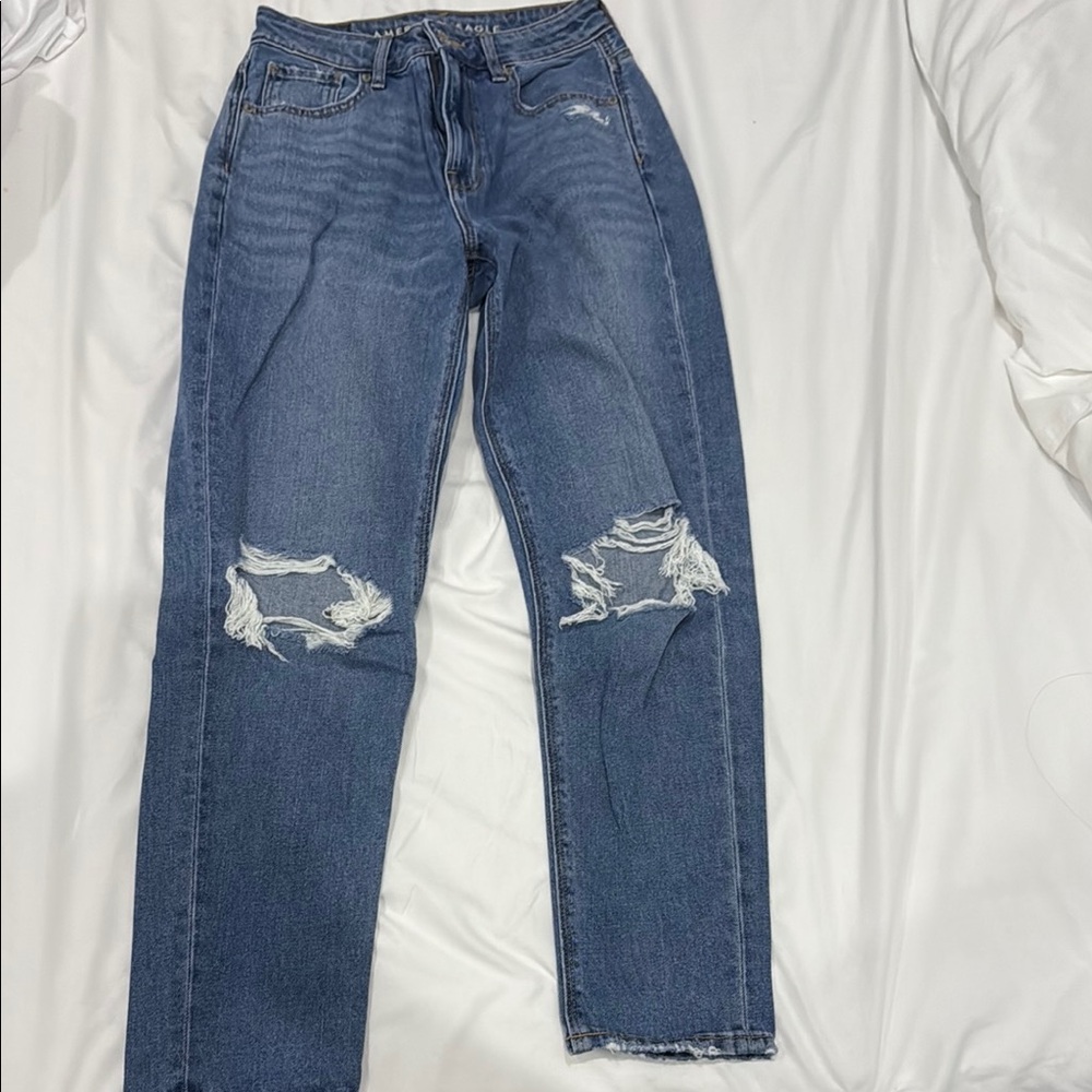 American Eagle Outfitters Blue Straight Leg Jeans